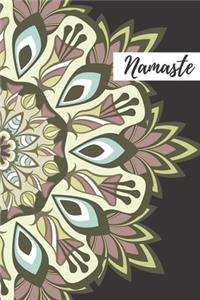 Namaste: cute namaste, novelty namaste, more meaningful life, healing remedies journal, namaste yoga journal, namaste notebook, personal development yourself