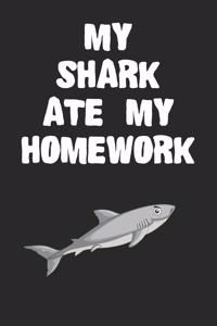 My Shark Ate My Homework Notebook