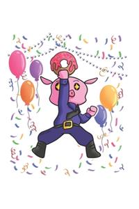 Funny Police Pig Notebook
