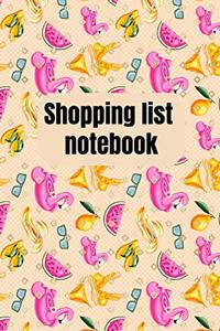 Shopping List Notebook