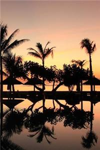 Bali Indonesia At Sunset Notebook