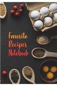 Favorite Recipes Notebook