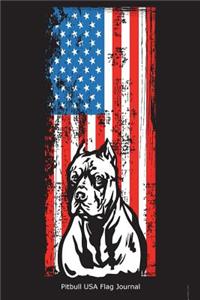 Pitbull USA Flag Journal