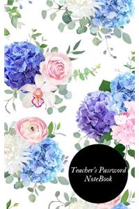 Teacher's Password Notebook