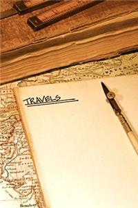 Travels: Travel Life Journal (Diary, Notebook) 6"x9." Old Map Design