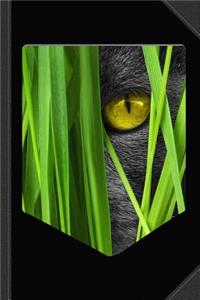 Cat Pocket Grass Journal Notebook