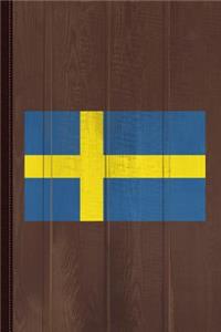 Sweden Flag Journal Notebook