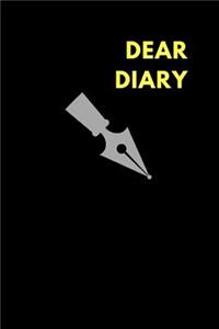 Dear Diary: Lined Notebook Journal to Write In, Funny Gift Idea (200 Pages)