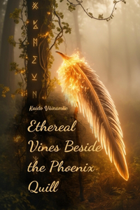 Ethereal Vines Beside the Phoenix Quill