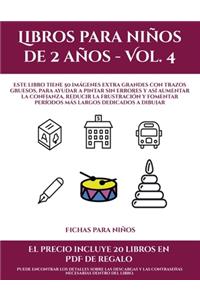 Fichas para niños (Libros para niños de 2 años - Vol. 4)