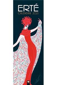 Erté Slim Calendar 2021 (Art Calendar)