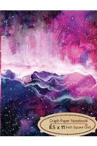 Graph Paper Notebook: : Graph Journal: Squared Graphing Paper: 4 Squares Per Inch * Blank Quad Ruled * Large (8.5