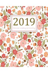 2019 Planner Weekly and Monthly