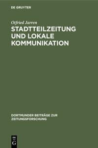Stadtteilzeitung Und Lokale Kommunikation