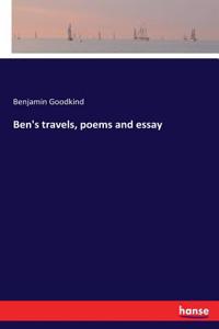 Ben's travels, poems and essay