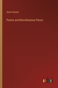 Poems and Miscellaneous Pieces
