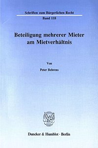 Beteiligung Mehrerer Mieter Am Mietverhaltnis