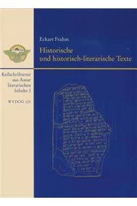 Historische Und Historisch-Literarische Texte