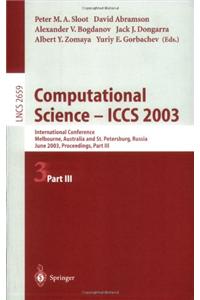 Computational Science -- Iccs 2003