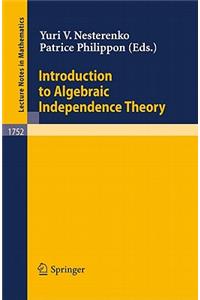 Introduction to Algebraic Independence Theory