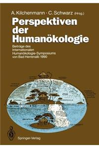 Perspektiven Der Humanökologie