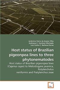 Host status of Brazilian pigeonpea lines to three phytonematodes