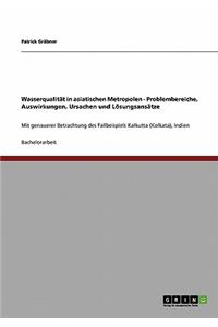 Wasserqualität in asiatischen Metropolen. Problembereiche, Auswirkungen, Ursachen und Lösungsansätze