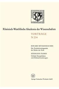 Produktionskapazität Der Böden Der Erde. Globale Energiebilanz Und Klimaschwankungen