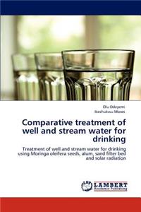 Comparative treatment of well and stream water for drinking