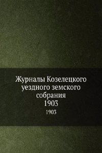 Zhurnaly Kozeletskogo uezdnogo zemskogo sobraniya