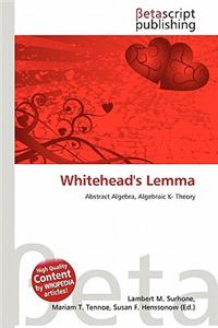 Whitehead's Lemma
