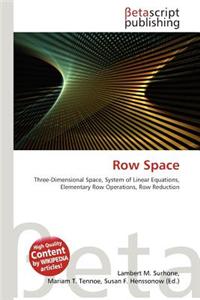 Row Space