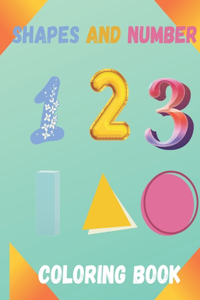 123 Shapes and Number Coloring Book