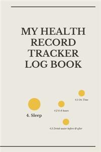 My Health Record Tracker Log Book