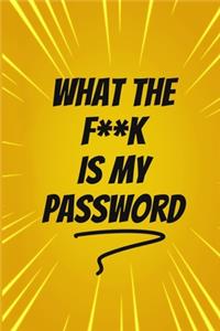 What The f Is my Password