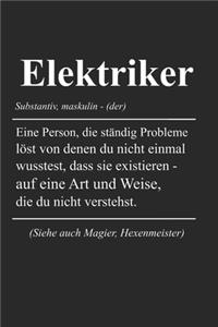 Elektriker Definiton