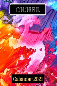 Colorful Calendar 2021