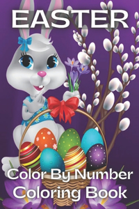 Easter Color By Number Coloring Book