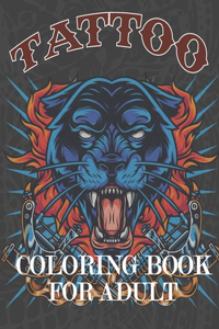 Tattoo Adult Coloring Book For Adult