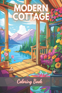 Modern Cottage Coloring Book