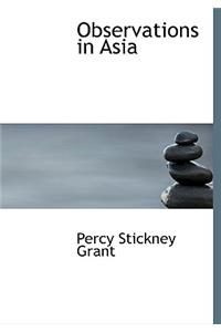 Observations in Asia