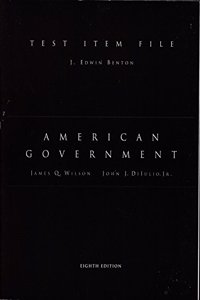 AMERICAN GOVERNMENT TB 8ED