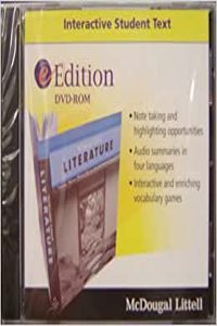 McDougal Littell Literature: Eedition DVD-ROM Grade 10 2008