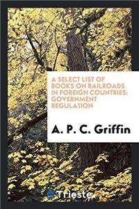 Select List of Books on Railroads in Foreign Countries