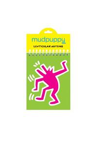 Keith Haring Dancing Dog Lenticular Notepad