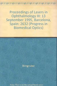 Lasers in Ophthalmology III