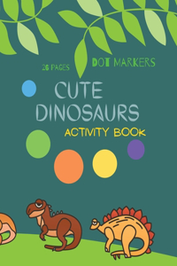 Cute Dinosaurs Dot Markers