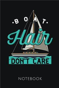 Boat Hair Don't Care Notebook