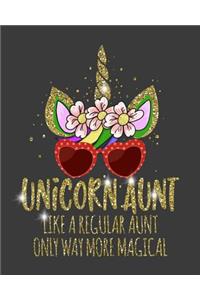 Unicorn Aunt Like A Regular Aunt Only Way More Magical