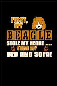 First, my Beagle Stole My Heart.. Then My Bed And Sofa!